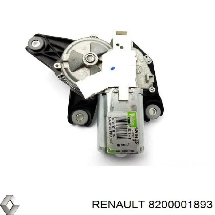 8200001893 Renault (RVI) Моторчик заднього двірника
