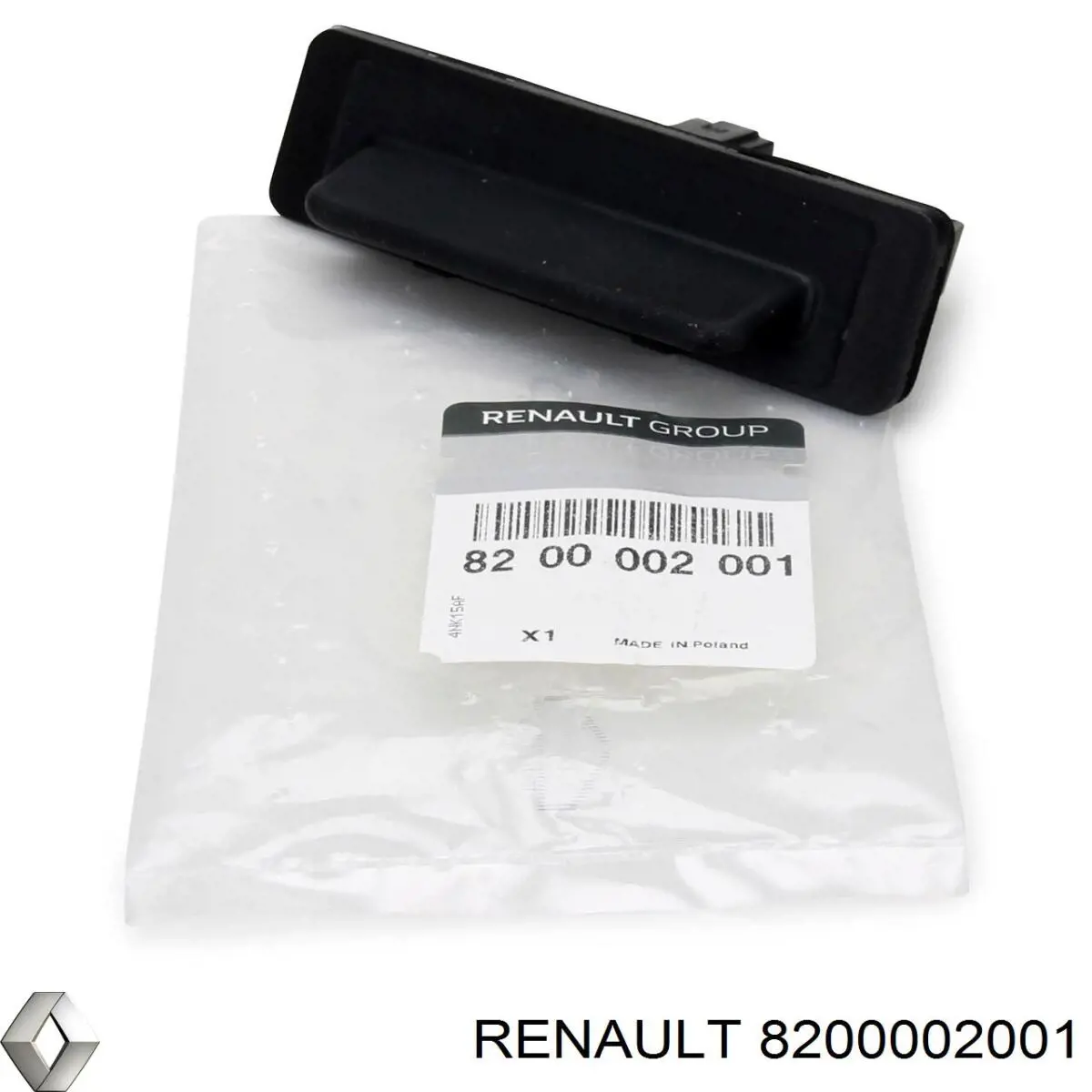 8200002001 Renault (RVI) Ручка ляди, зовнішня