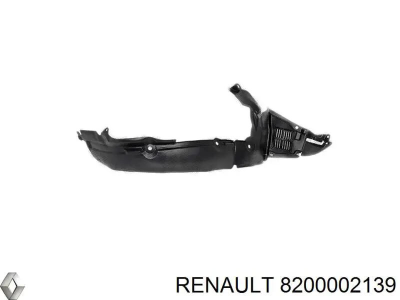 Підкрилок переднього крила, лівий Renault (RVI) 8200447826 ціна, від 16.12 USD