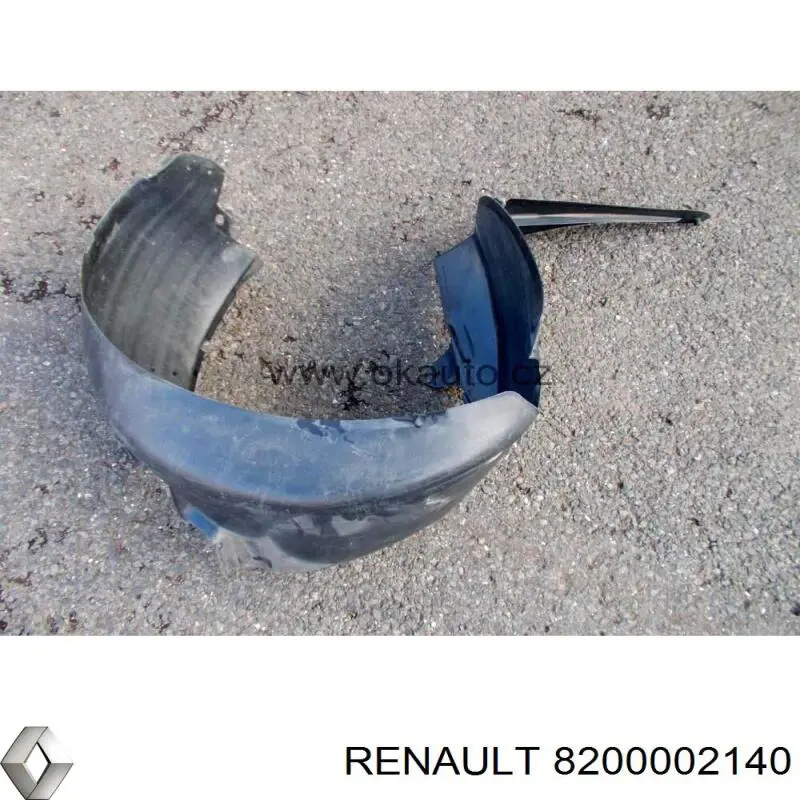 Підкрилок заднього крила, правий Renault Laguna 2 (KG0) (Рено Лагуна)