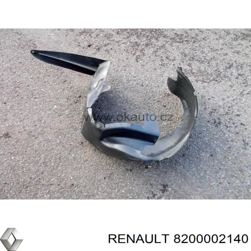 Підкрилок заднього крила, правий Renault (RVI) 8200002140 ціна, від 8.81 USD