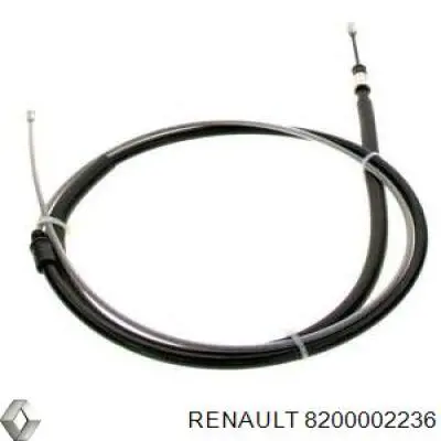 8200002236 Renault (RVI) Трос ручного гальма задній, правий/лівий