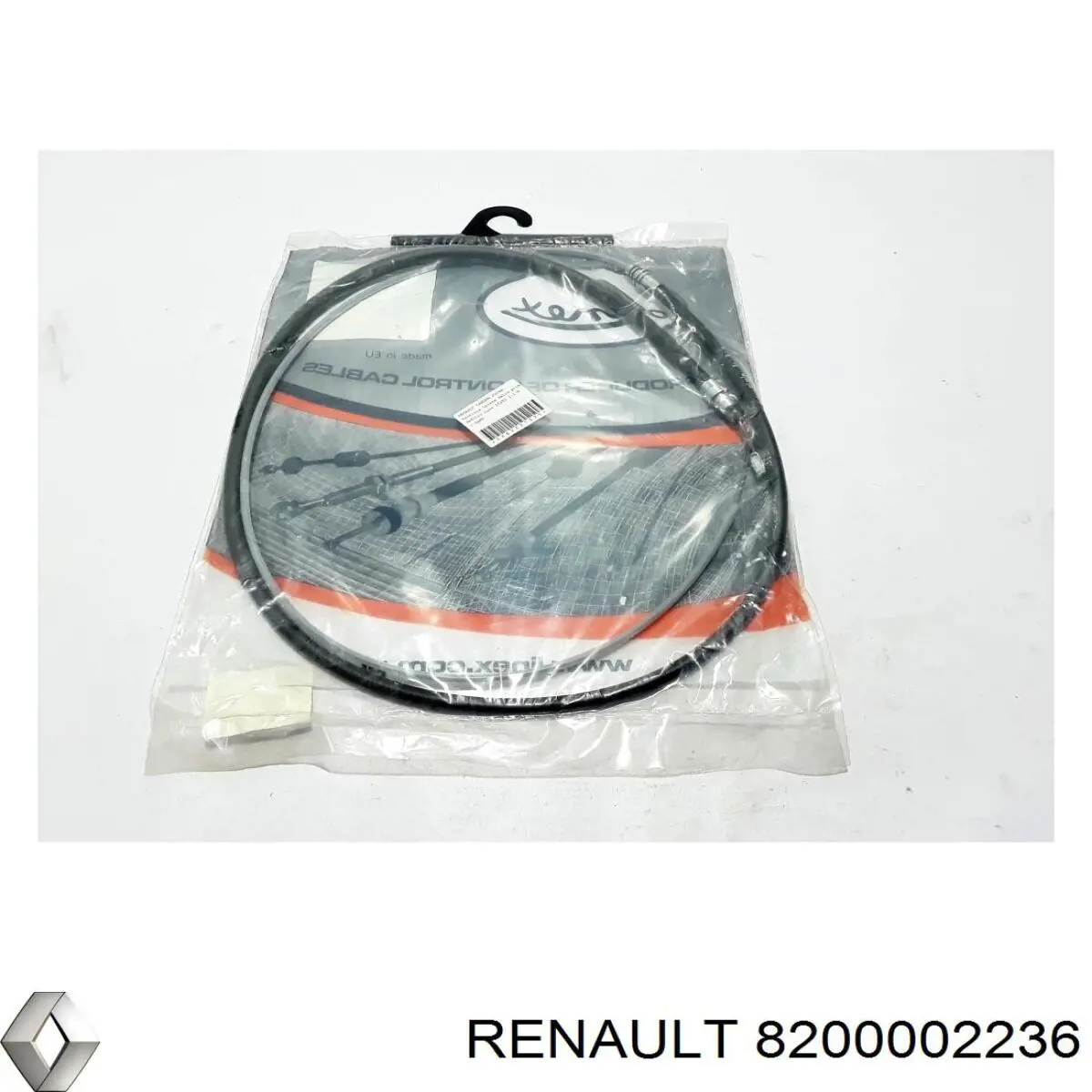 Трос ручного гальма задній, правий/лівий Renault (RVI) 8200002236 ціна, від 9.81 USD