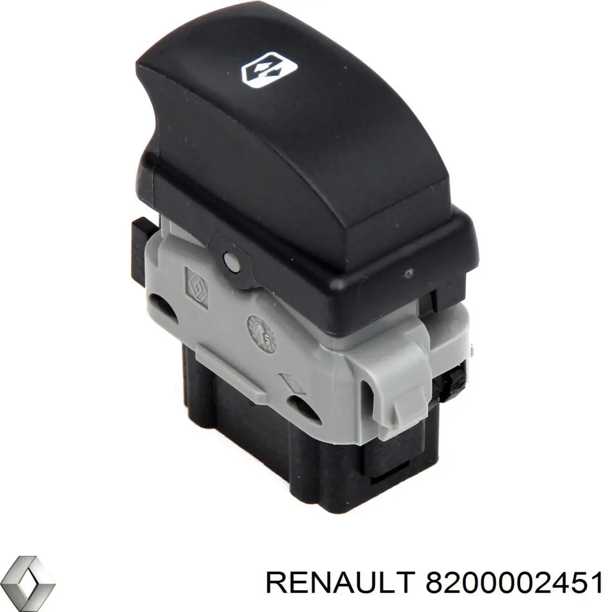 Кнопка вмикання двигуна склопідіймача задня 8200002451 Renault (RVI)
