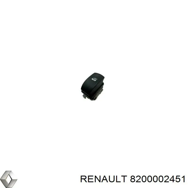 Купити 8200002451 Renault (RVI) Кнопка вмикання двигуна склопідіймача задня