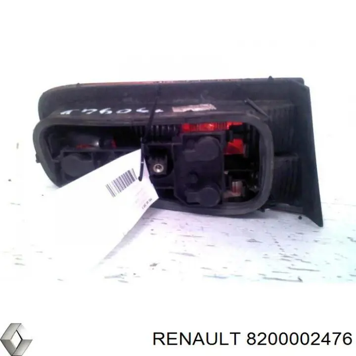 Ліхтар задній правий, внутрішній 8200002476 Renault (RVI)