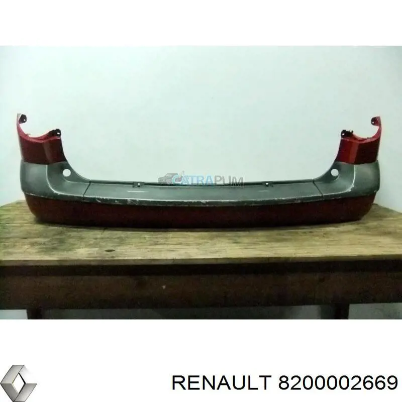 Кожух бампера заднього Renault (RVI) 8200002669 ціна, від 39.65 USD