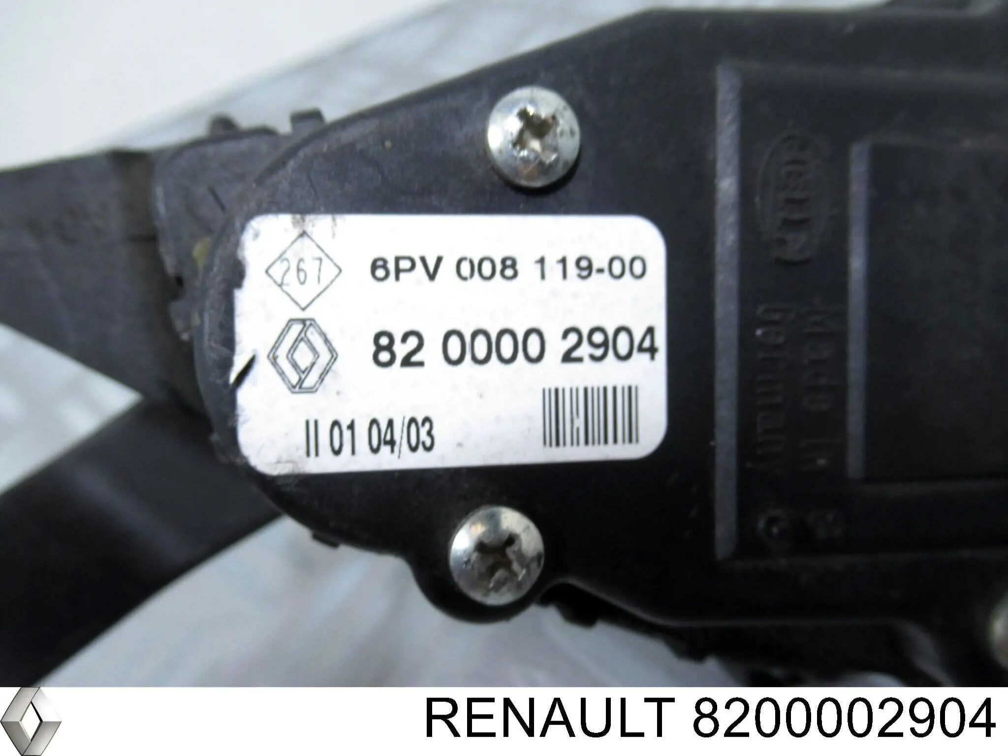 Підаль газу Renault (RVI) 8200002904 ціна, від 18.88 USD