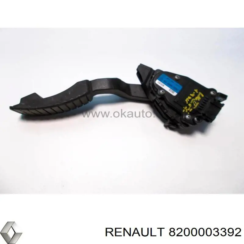 Педаль газу 8200003392 Renault (RVI)