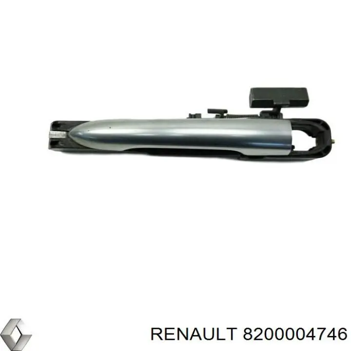 Ручка двері лівою зовнішня перед/зад Renault Laguna 2 (BG0) (Рено Лагуна)
