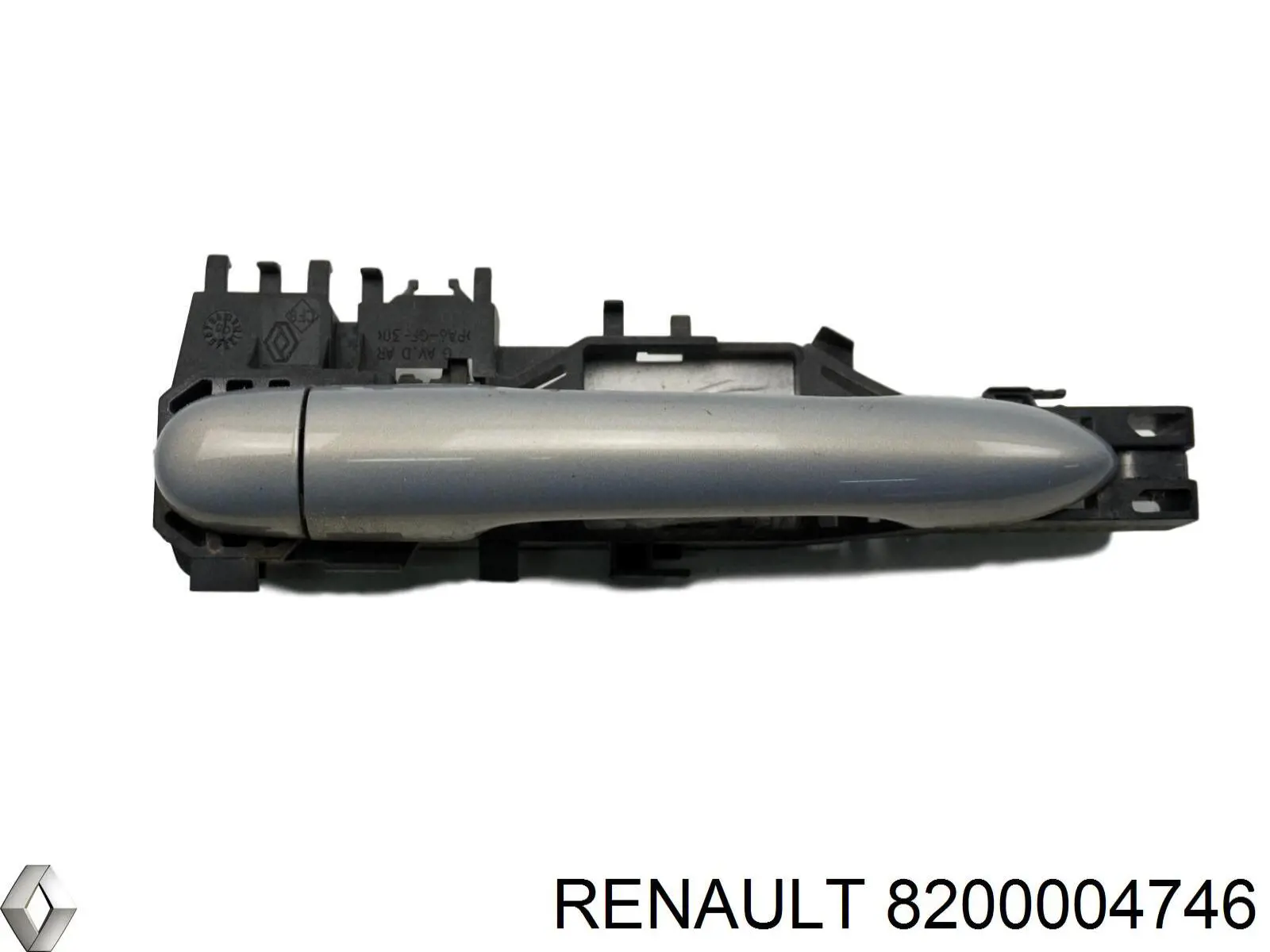 Ручка двері лівою зовнішня перед/зад 8200004746 Renault (RVI)