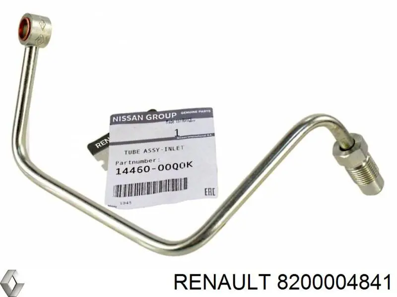 8200004841 Renault (RVI) Трубка/шланг подачі масла до турбіни