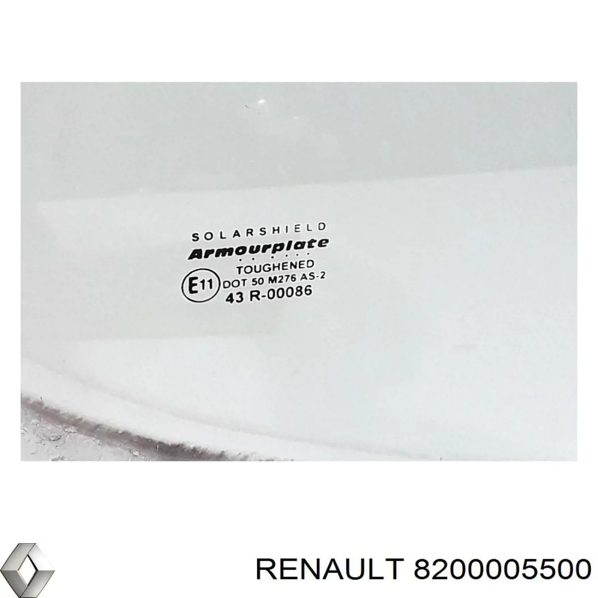 Скло передньої правої двері Renault (RVI) 8200005500 ціна, від 12.67 USD