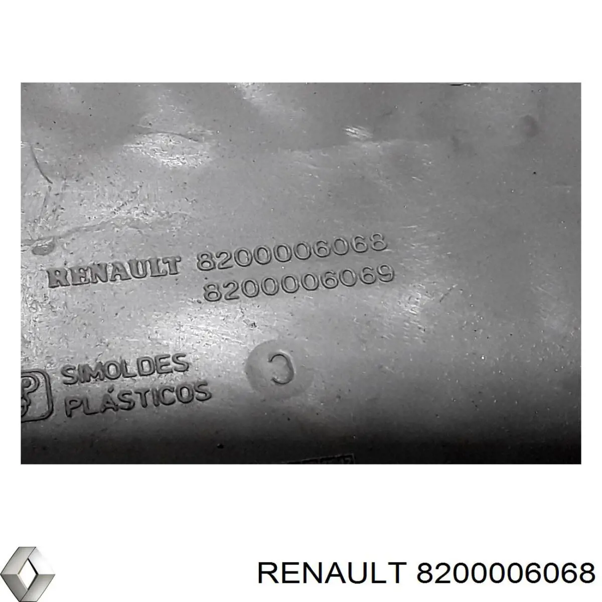8200006069 Renault (RVI) Обшивка стійки кузова внутрішня, середня нижня права