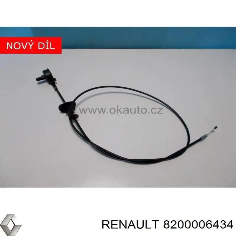  Трос капота Renault Trafic 2