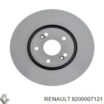 Диск гальмівний передній Renault (RVI) 8200007121