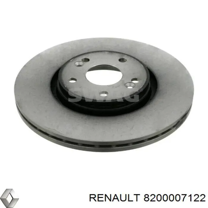 8200007122 Renault (RVI) диск гальмівний передній