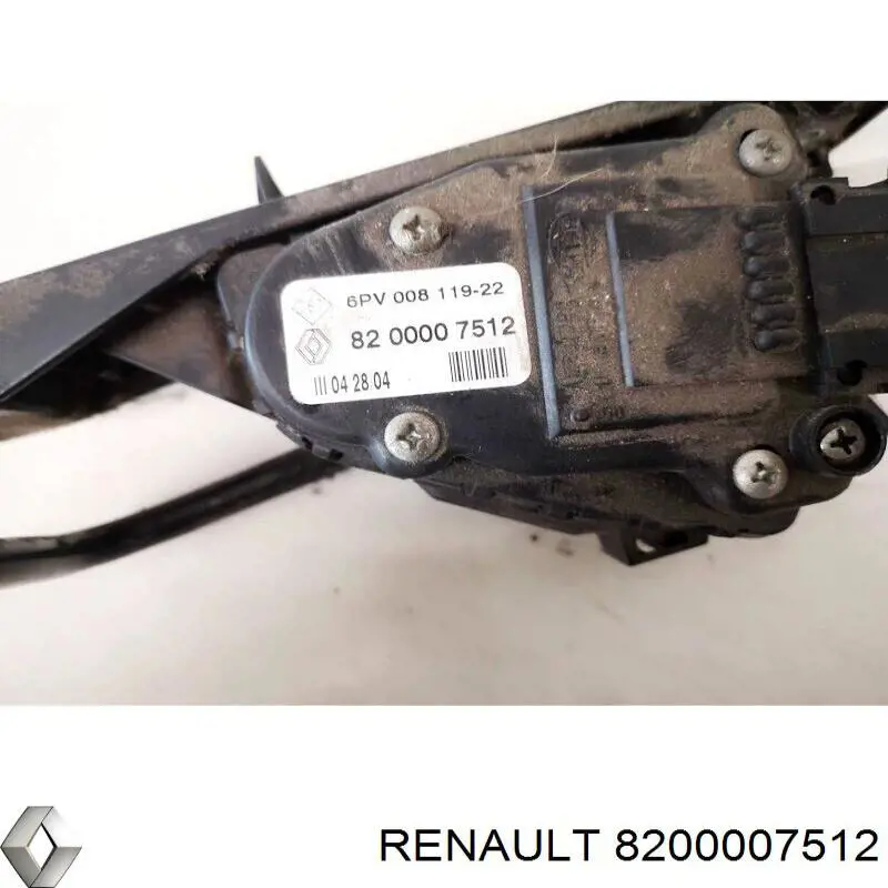 Підаль газу Renault (RVI) 8200007512 ціна, від 50.68 USD