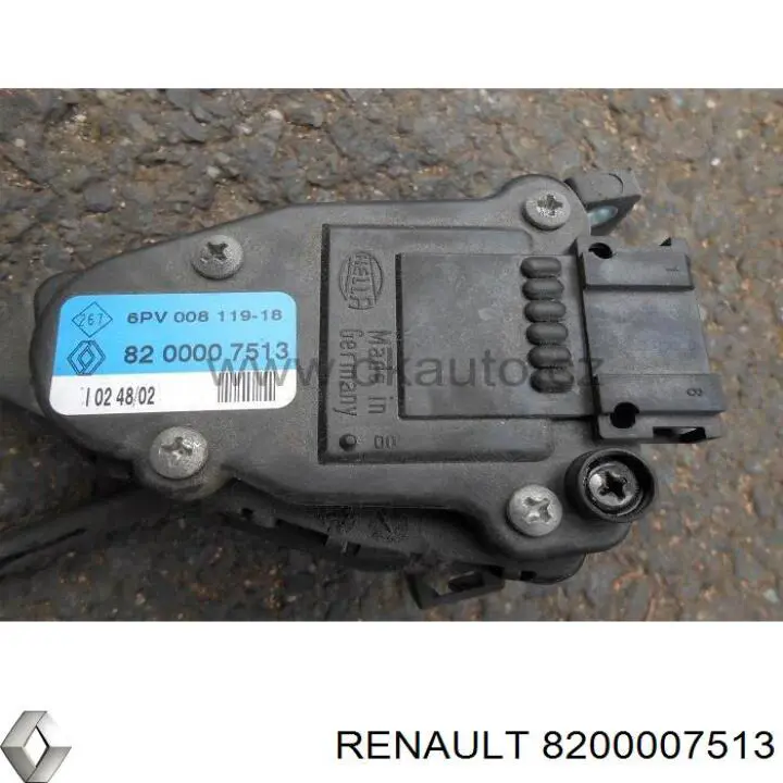 8200007513 Renault (RVI) Педаль газу (акселератора)
