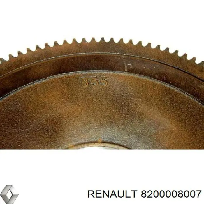 Купити 8200008007 Renault (RVI) Маховик із зубчастим ободом в зборі