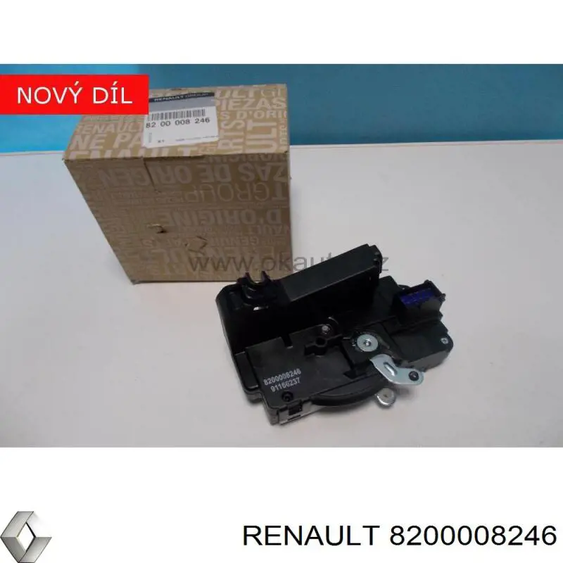 Купити 8200008246 Renault (RVI) Замок передньої лівої двері