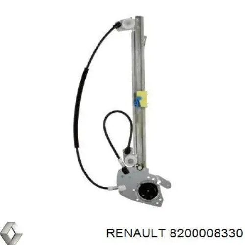 Механізм склопідйомника двері задньої, правої Renault (RVI) 8200008330 ціна, від 37.36 USD
