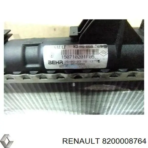 Радіатор основний Renault (RVI) 8200008764 ціна, від 55.50 USD