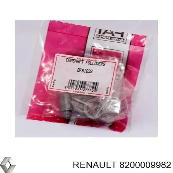Рокер клапана Renault (RVI) 8200009982 ціна, від 18.21 USD