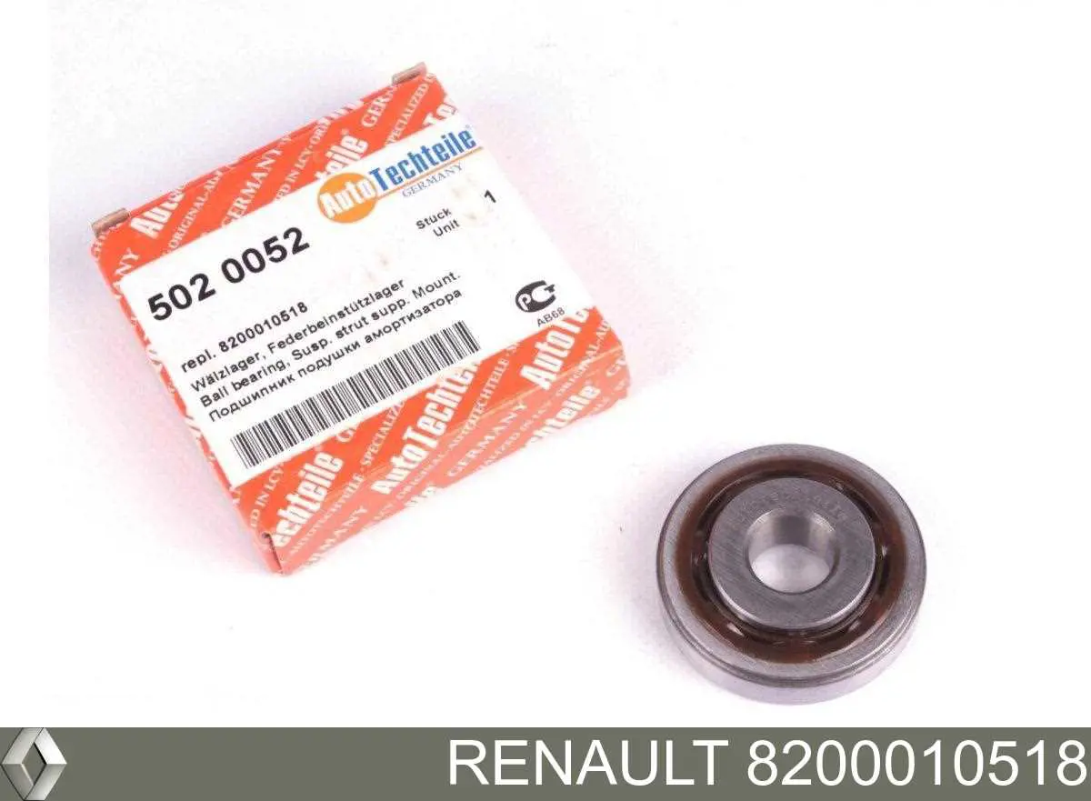Купити 8200010518 Renault (RVI) Підшипник опорний амортизатора, переднього