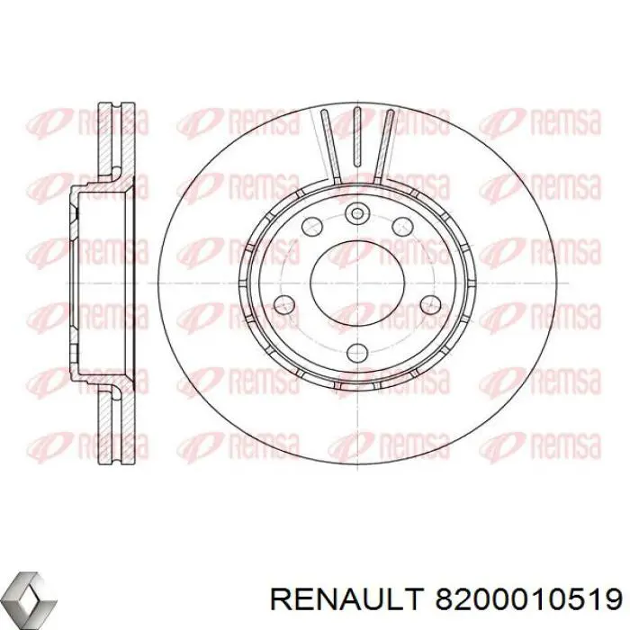 Купити 8200010519 Renault (RVI) Ротор гальмівний