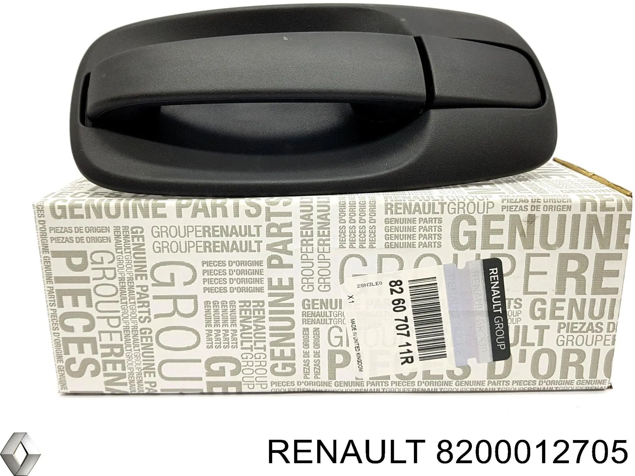 Ручка двері бічної/зсувної зовнішня 8200012705 Renault (RVI)