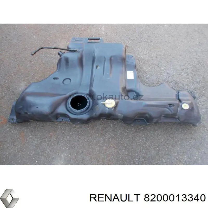 Бак паливний 8200013340 Renault (RVI)