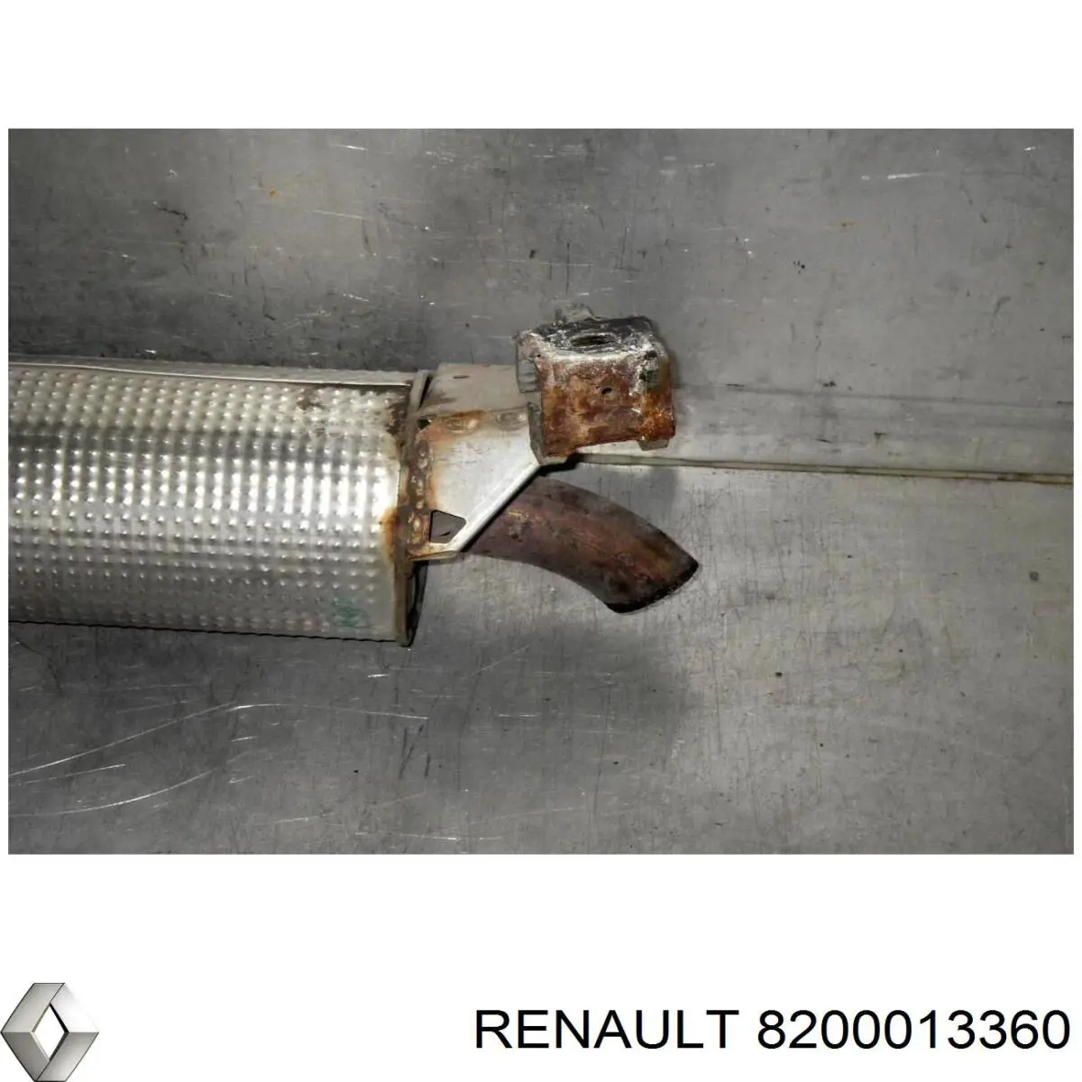 8200013360 Renault (RVI) Глушник, задня частина