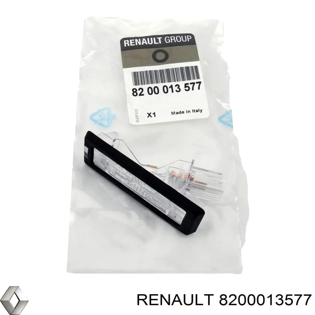 Ліхтар підсвічування заднього номерного знака 8200013577 Renault (RVI)