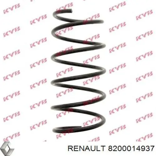 8200014937 Renault (RVI) Пружина амортизатора передняя