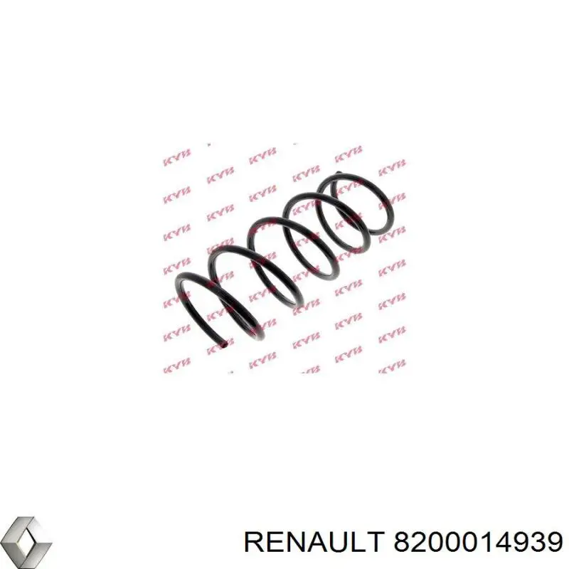 Пружина передньої підвіски Renault (RVI) 8200014939