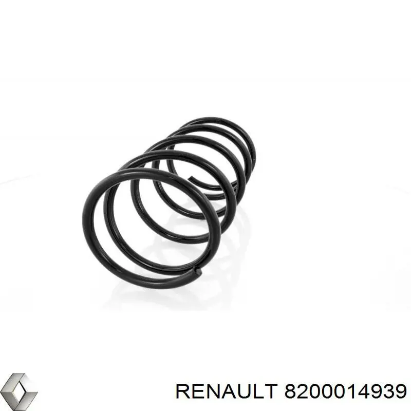 Пружина передня, права 8200014939 Renault (RVI)