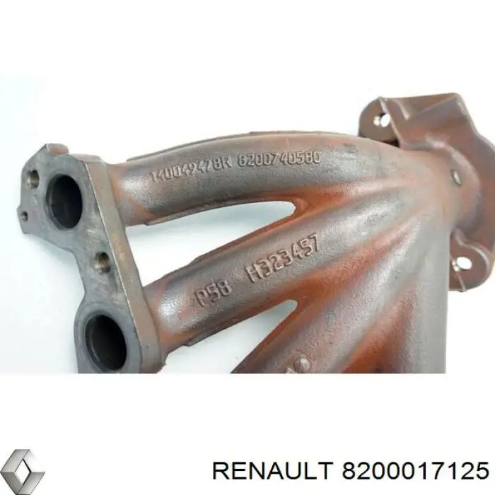 Випускний колектор 8200017125 Renault (RVI)