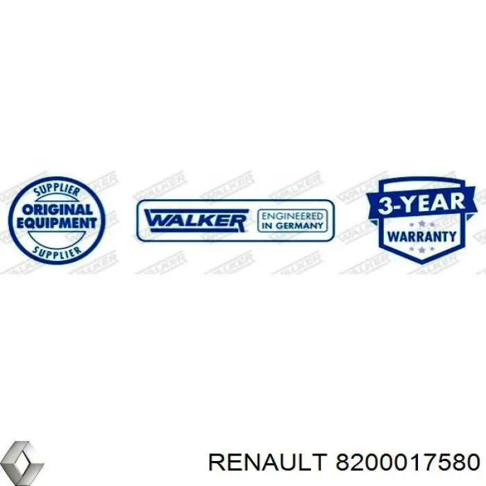8200297284 Renault (RVI) Середній глушник