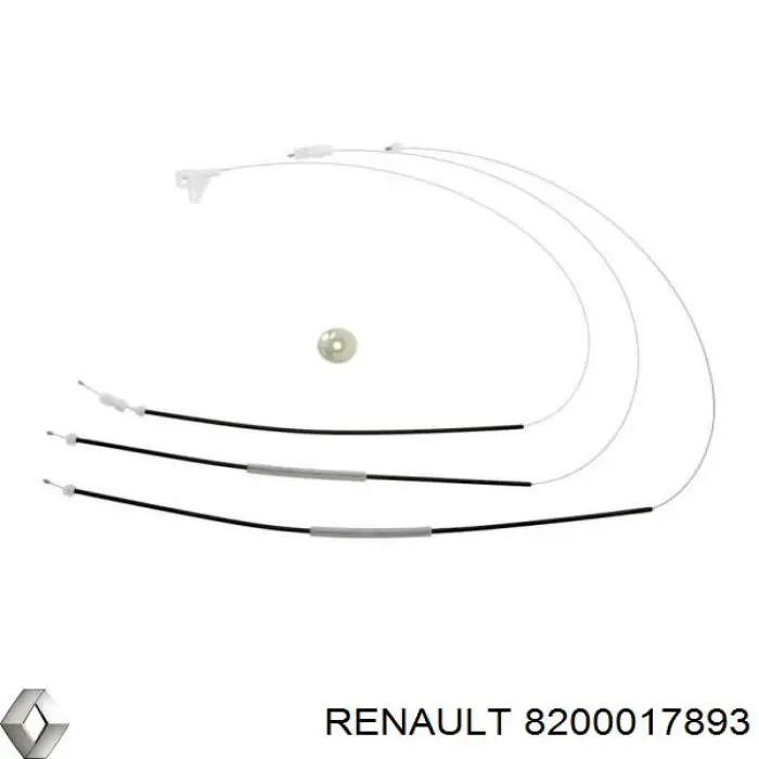 Купити 8200017893 Renault (RVI) Механізм стеклопідйомника водійських дверей