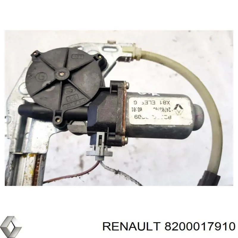 Купити 8200017910 Renault (RVI) Механізм склопідіймача двері задньої, правої