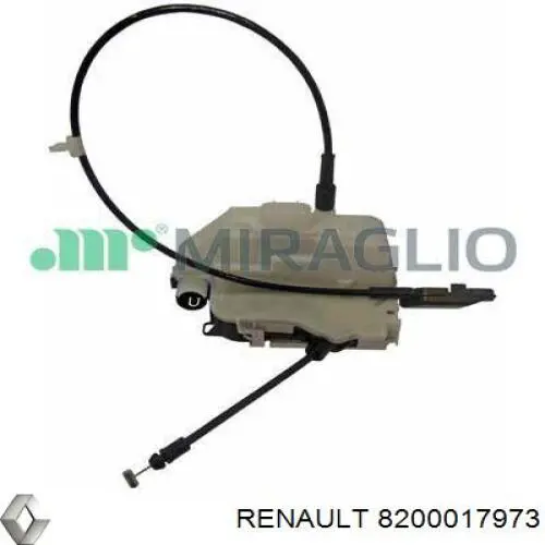 Замок дверки правої передньої 8200017973 Renault (RVI)