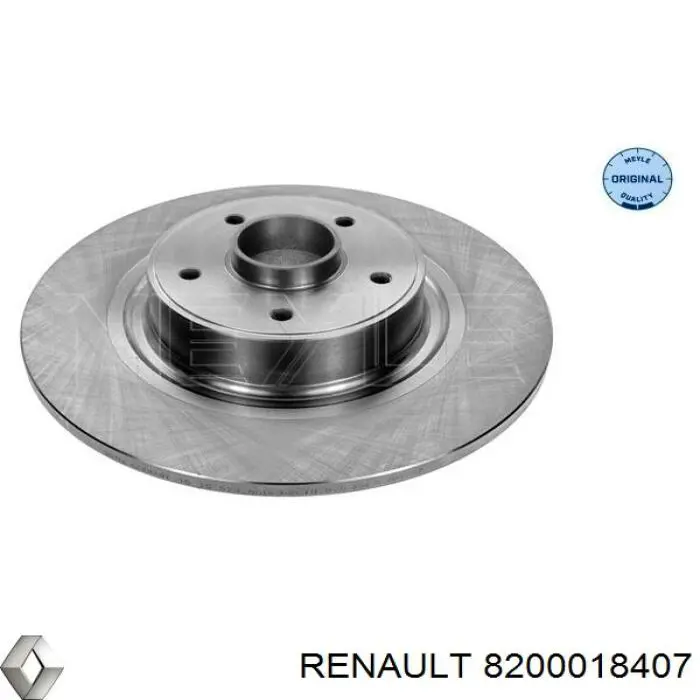 Купити 8200018407 Renault (RVI) Диск заднього гальма