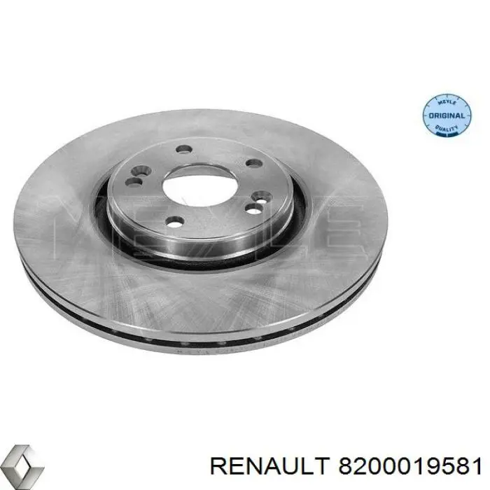 8200019581 Renault (RVI) диск гальмівний передній