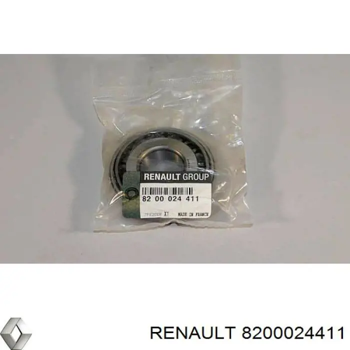 Підшипник маточини передньої, зовнішній Renault (RVI) 8200024411 ціна, від 14.09 USD