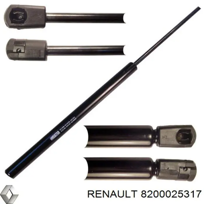8200025317 Renault (RVI) амортизатор кришки багажника/ двері 3/5-ї задньої