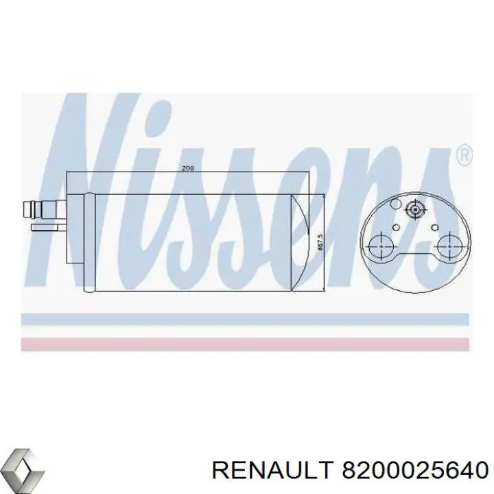 8200025640 Renault (RVI) Ресивер-осушувач кондиціонера