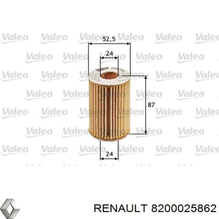 Купити 8200025862 Renault (RVI) Фільтр очищення масла відцентровий