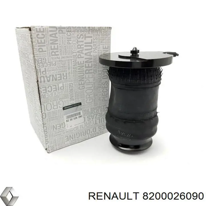 Пневморессора задня Renault (RVI) 8200026090 ціна, від 337.32 USD