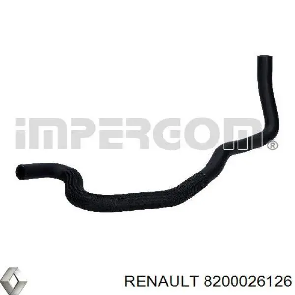 Шланг/патрубок системи охолодження Renault (RVI) 8200026126 ціна, від 9.99 USD